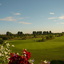 Blick vom Clubhaus auf das Putting-Grün Blick vom Clubhaus auf das Putting-Grün