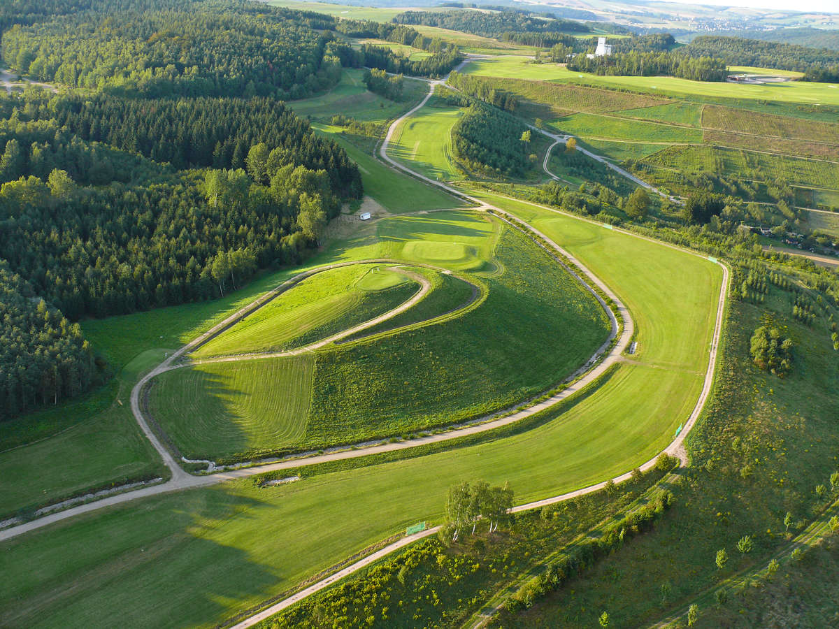 Luftaufnahmen Bahnen 5-7 - GP Westerzgebirge