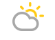 Partly cloudy