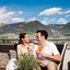 Panoramaterasse mit Blick nach Meran Panoramaterasse mit Blick nach Meran