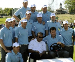 Ali-Besuch ehrt Europas Golfer