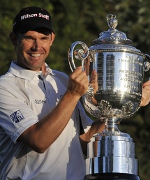 Padraig Harrington beim Gewinn der PGA-Championship in Bloomfield Hills Angst motiviert Major-Sieger Harrington