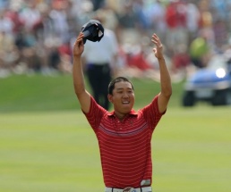 Führt in Atlanta: Anthony Kim Anthony Kim vier Schläge in Front