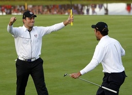 The Europeans are preparing to make one last push to clinch victory at the Ryder Cup on Monday Europe chase victory in Ryder Cup climax