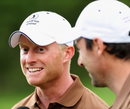 Erfolgreich: Simon Dyson (l.) Großbritannien und Irland in Führung