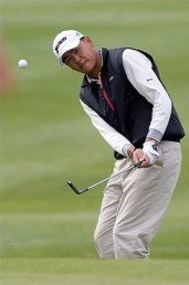 Li leads in the Omega golf Championship in Beijing