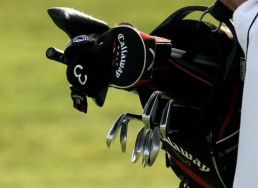 A close up of Phil Mickelson's bag showing his selection of irons McCarron says golf world No.2 Mickelson "cheating"