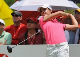 Ochoa in joint lead at Singapore women's golf