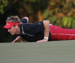 Ian Poulter sieht sich bald auf Augenhöhe mit Tiger Woods Poulter sagt Woods den Kampf an