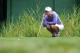 Pressel of US eagles the last to lead Evian