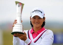 Tseng became the youngest player to secure her fifth major Taiwan celebrates golfer Tseng's British Open win