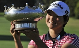 Yani Tseng of Taiwan won the Women's Australian Open Taiwan's Tseng defends Australian golf crown