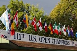 Three recent world number ones are playing at the tournament US Open golf underway at rainy Congressional