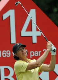 Veteran Inkster, Japan's Miyazato top leaderboard