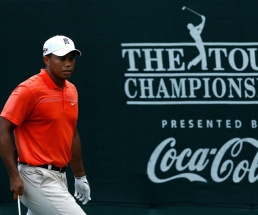 In Führung: Tiger Woods Woods übernimmt Führung bei der Tour Championship