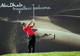 Woods upbeat after Abu Dhabi golf challenge