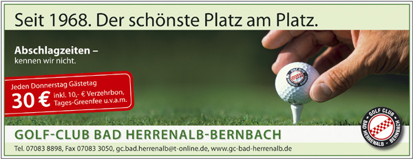 <a href="/club/golf-club-herrenalb-bernbach-ev/">Golf Club Herrenalb-Bernbach e.V.</a> - Promotion