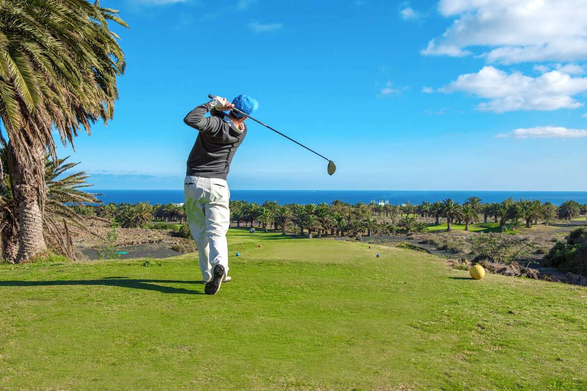 Costa Teguise Golf. Loch 18