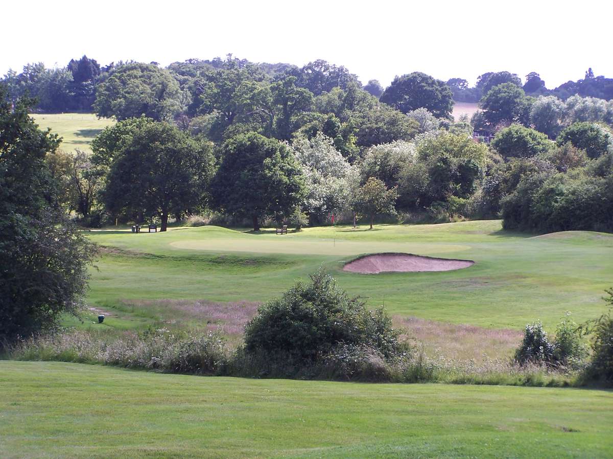 Overlooking the 11th Hole from the 15th green