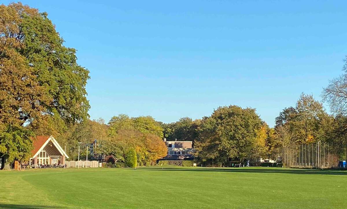 view on the clubhouse