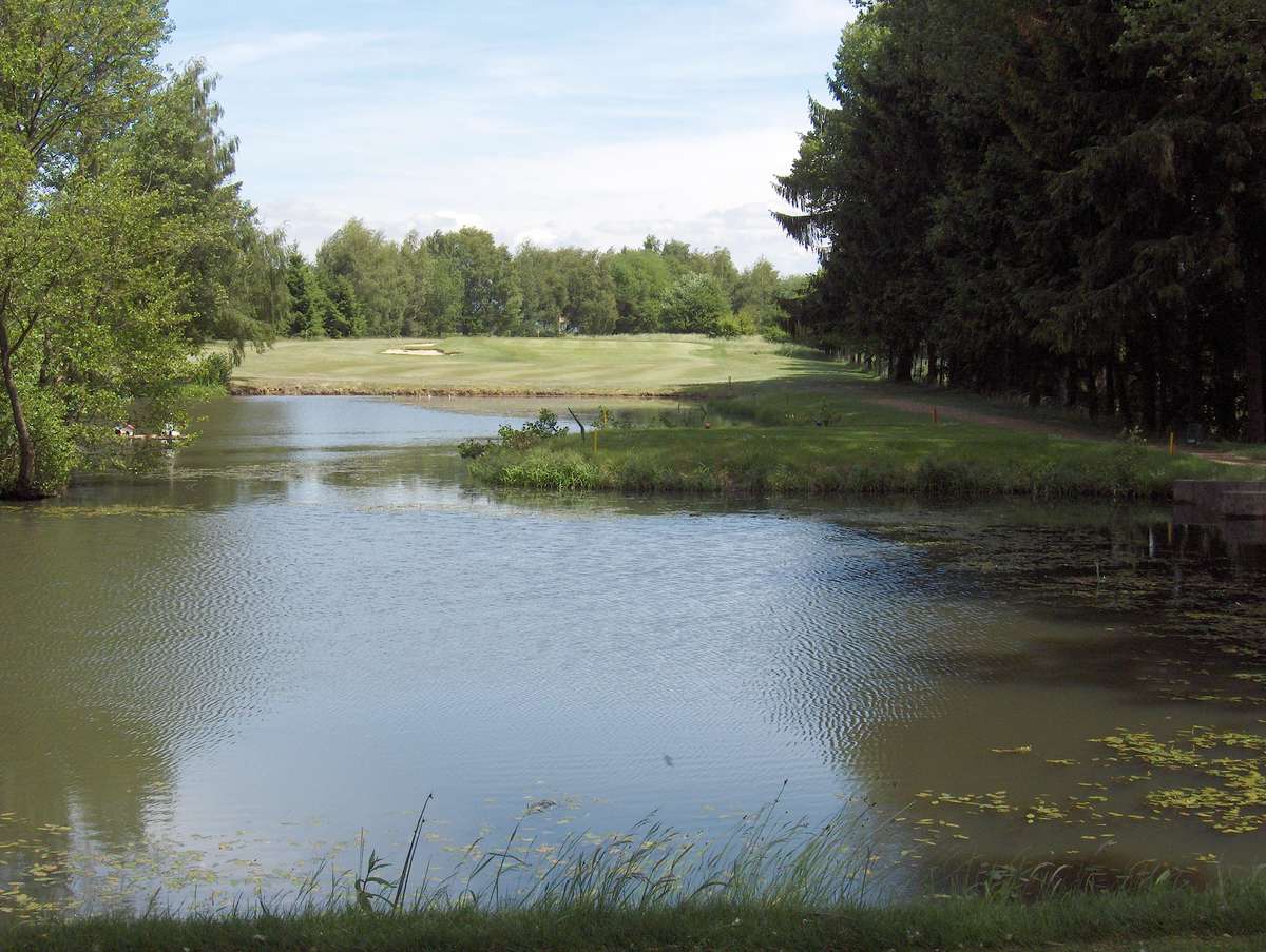 Bahn 4: Blick vom Herrenabschlag