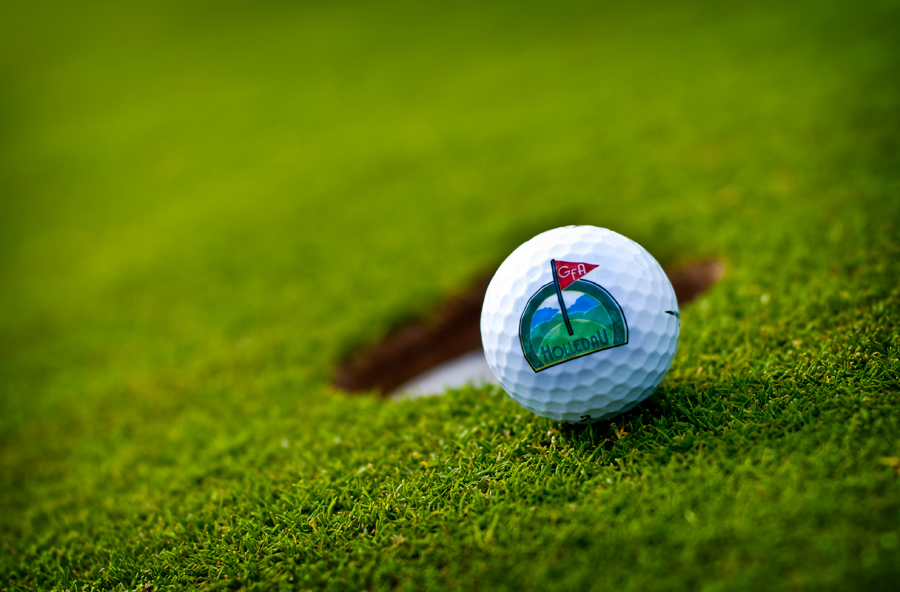 Ball with logo