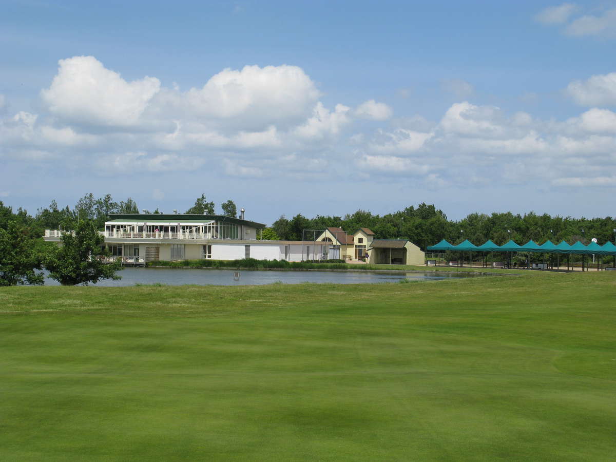 Clubhouse and driving Range