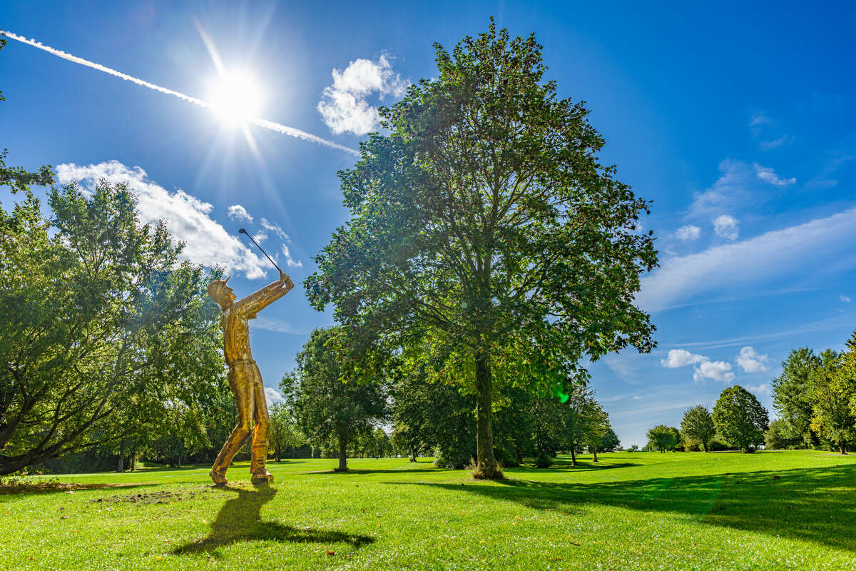 The golden golfer