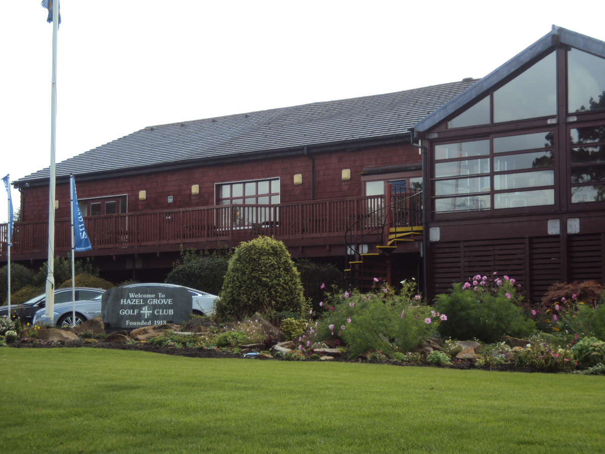 Hazel grove Golf Club Swiss lodge style clubhouse