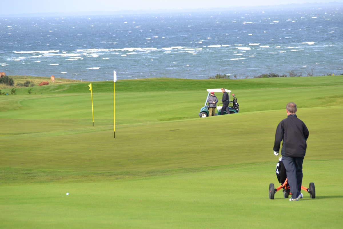View of the Limfjord from all 18 holes