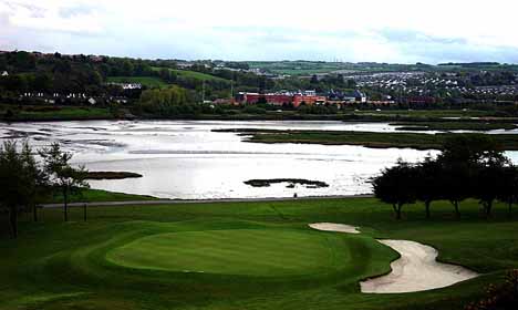The 10th green