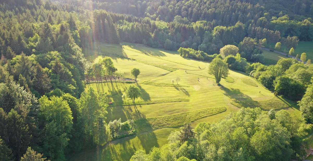 Luftansicht Golfplatz