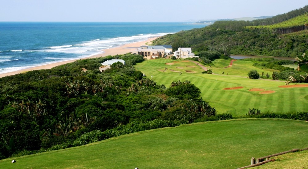 View from 15th tee Box at prince's Grant over Indian Ocean