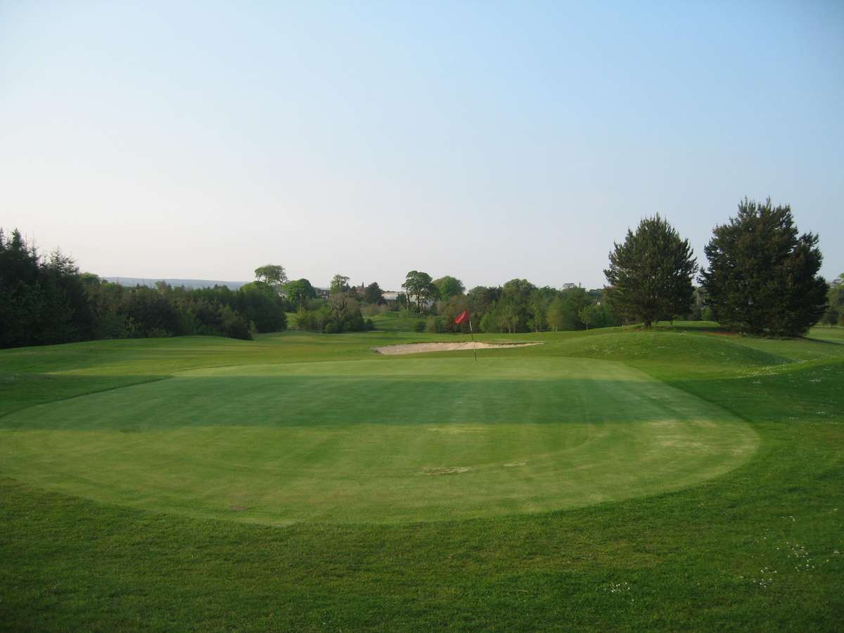 This is the view of our signature 2nd/11th hole from behind the hole. It was voted "the best 11th hole in Mayo, by the Mayo News in 2010”