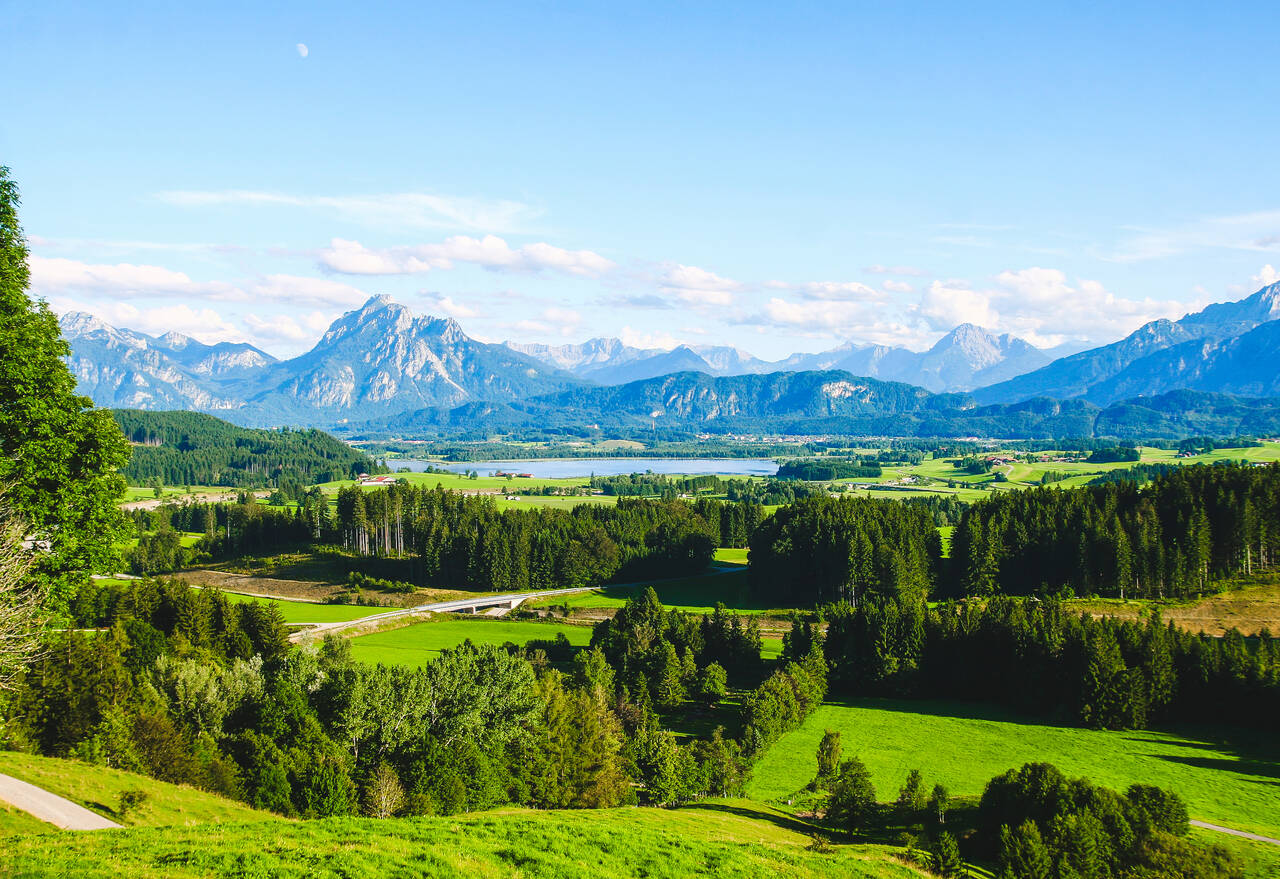 Vacanze golf in Algovia (Landscape in the Eastern Allgäu)