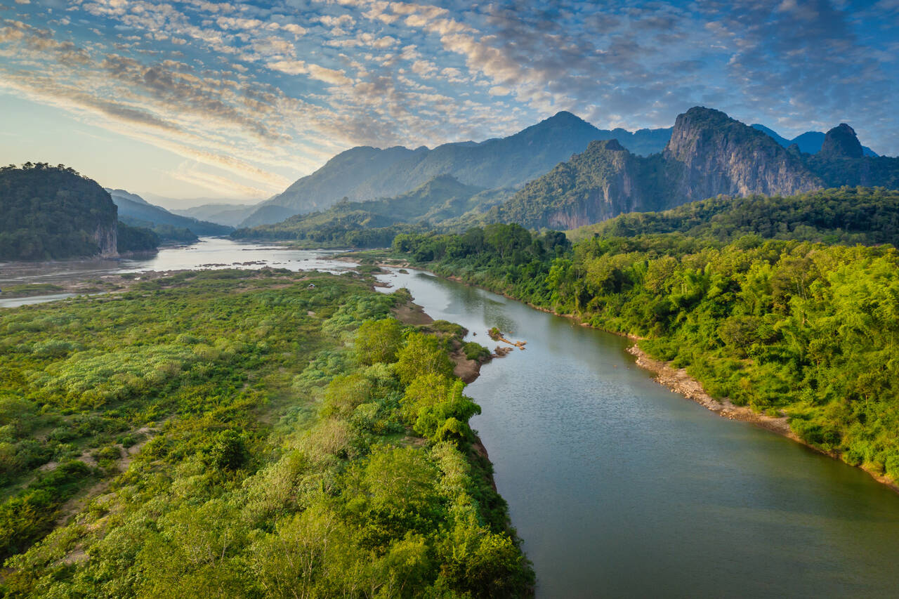 Golf Holidays in Laos (Mekong River in Laos)