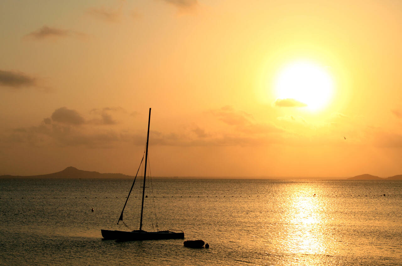 Vacanze golf in Murcia (Sunset over the mar menor)