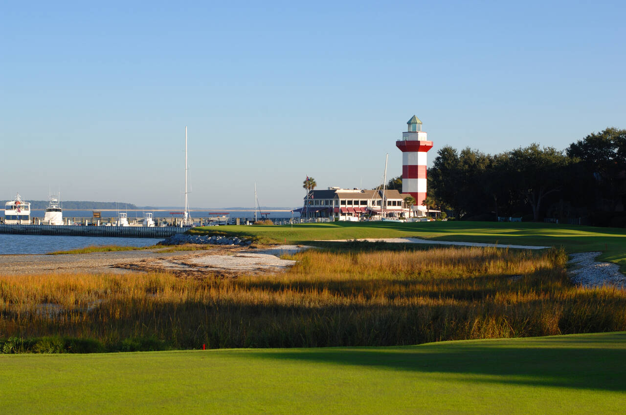 Vacanze golf in Carolina del Sud (Sea Pines Harbour Town, Hole 18)