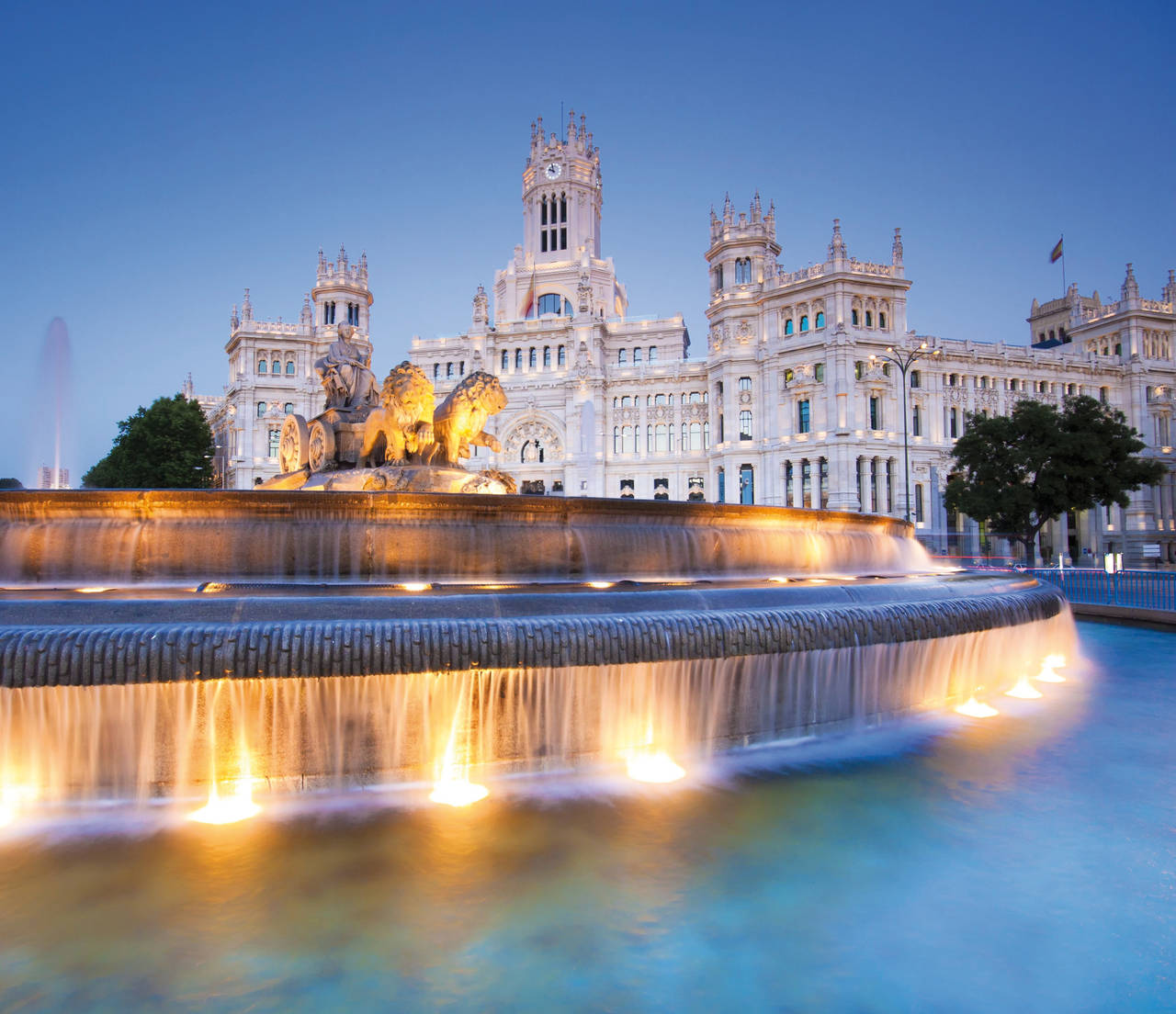 Golfurlaub in Spanien (Plaza de la Cibeles in Madrid)