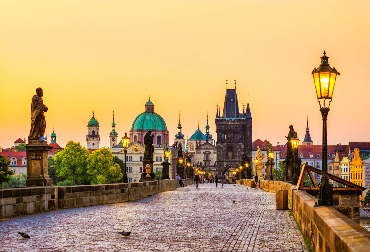 Golfurlaub in Tschechien (Karlsbrücke in Prag)