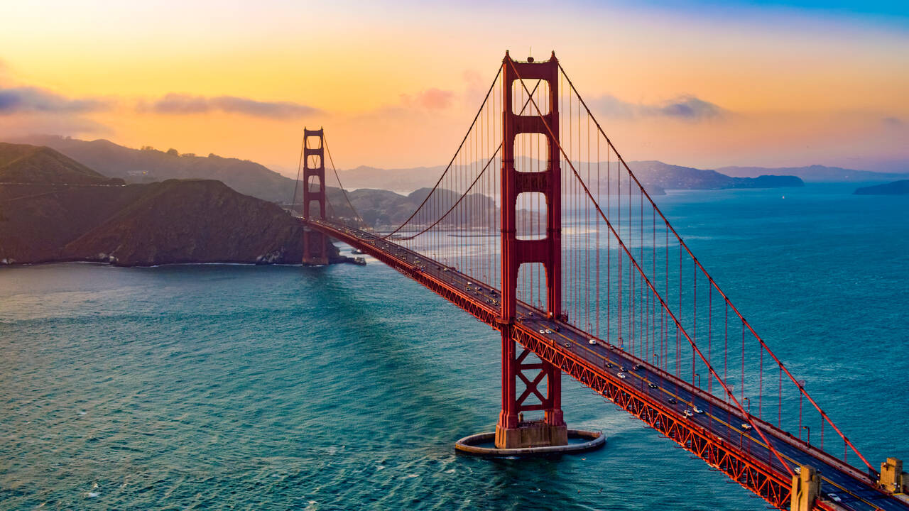 Vacanze golf in Stati Uniti (View of Golden Gate Bridge)
