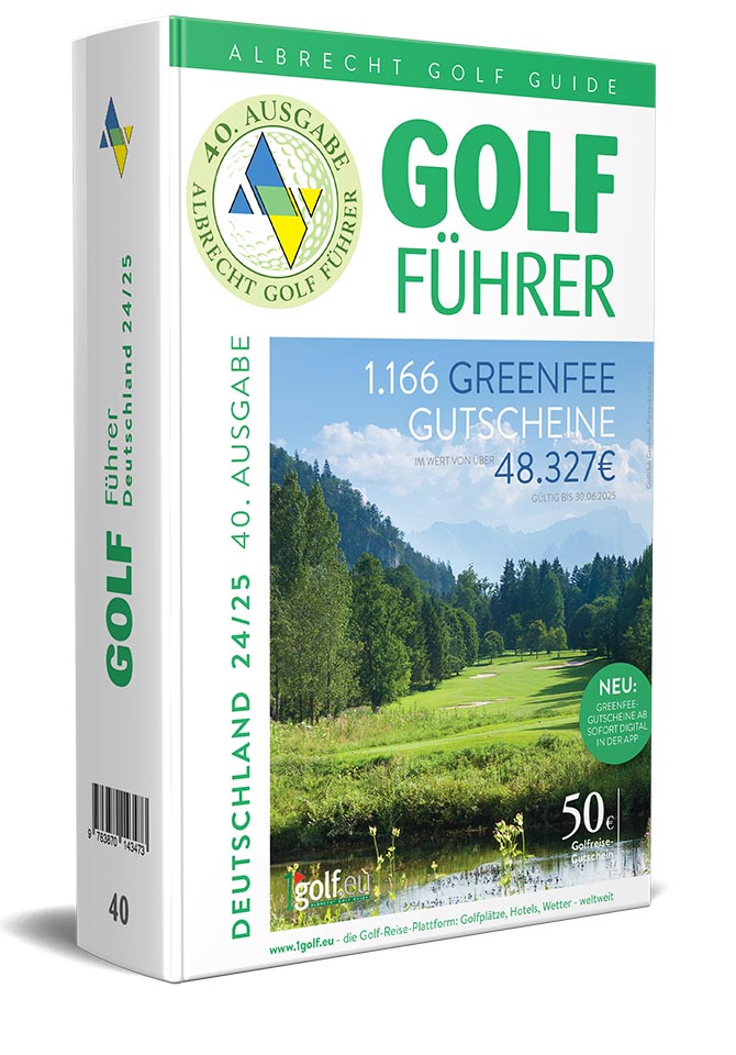 Golf Führer Deutschland & Greenfee-Gutscheine 24/25