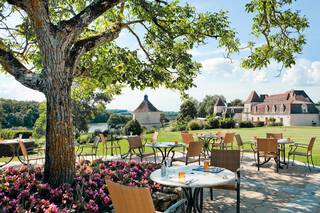 Terrasse der Brasserie