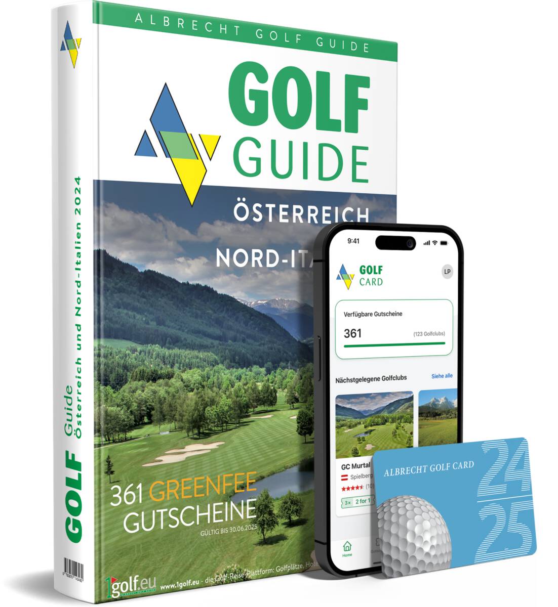Albrecht Golf Guide Österreich und Nord-Italien 2024