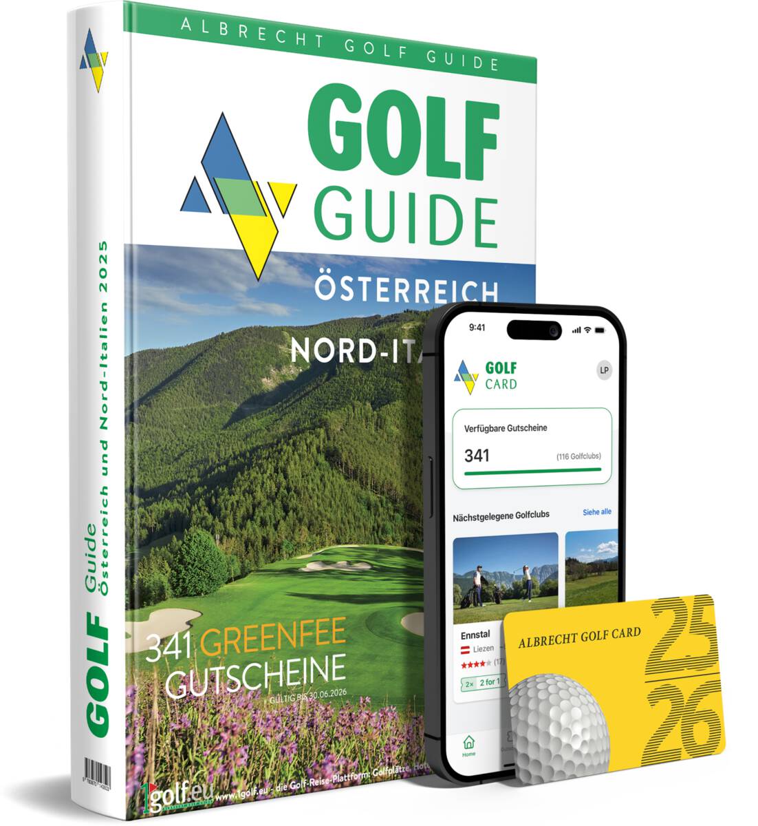 Albrecht Golf Guide Österreich und Nord-Italien 2025
