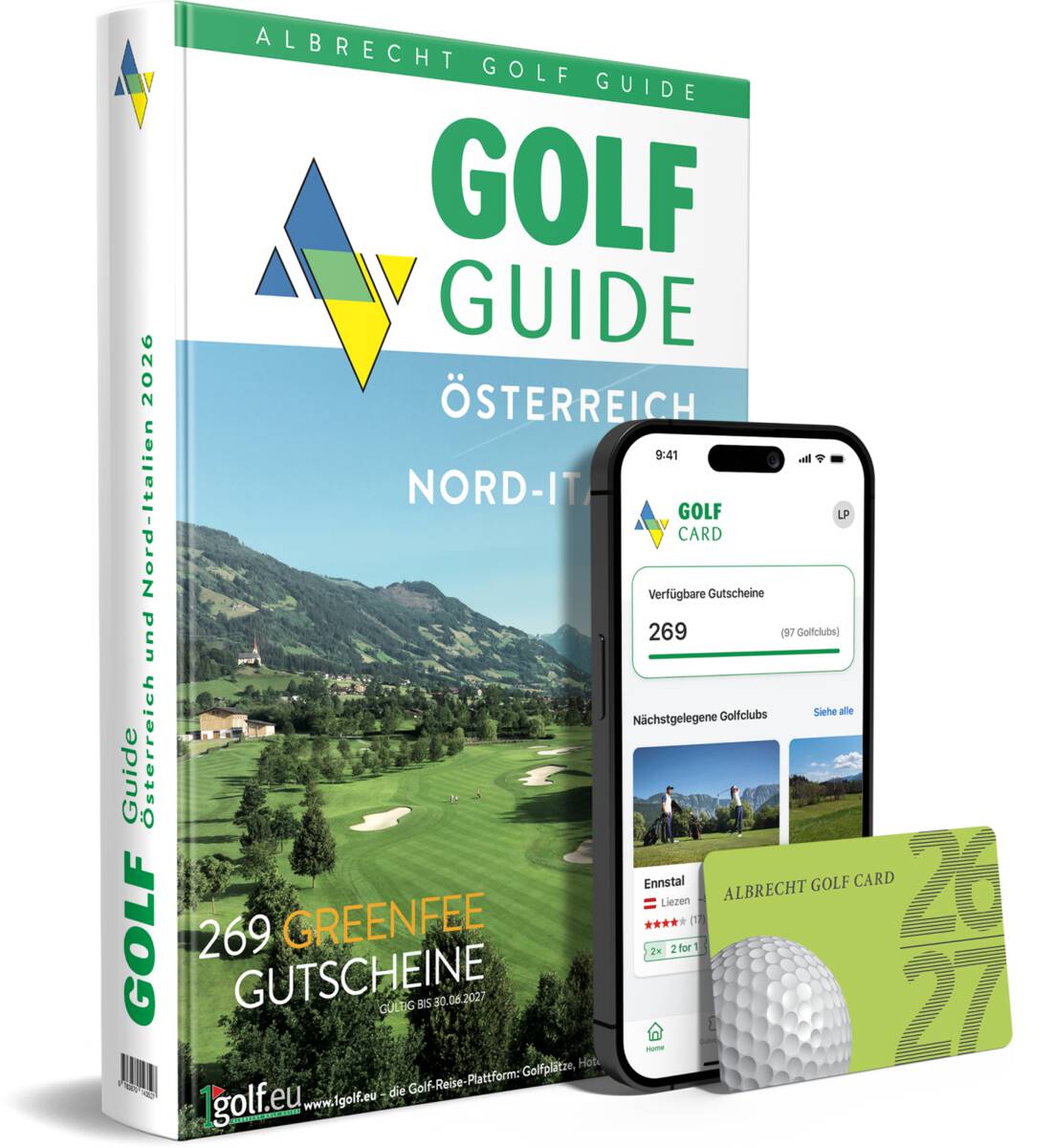 Albrecht Golf Guide Österreich und Nord-Italien 2026