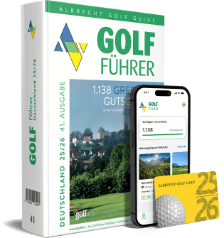 Golf Führer Deutschland & Greenfee-Gutscheine 24/25